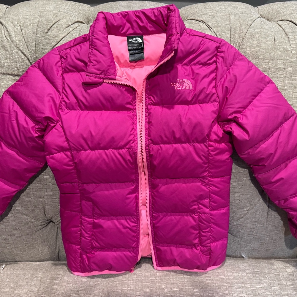 The North Face Kids Pink Puffer Jacket